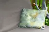 MuchoWow® Outdoor Kissen - Ölgemälde grün - 60x40 cm - Produktbild-Vorschau 2