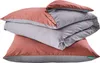 Bettwäsche Set Microsatin »Berlin« BxL 135x200 cm Altrosa Produktbild-Vorschau 1