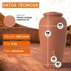 GARANTIA ánfora 240 L terracota Vista previa de la imagen del producto 3