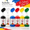 Farbello Acrylfarben Set 6x500 ml – hochpigmentierte Produktbild-Vorschau 4