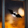 3 kusy Veľké čierne netopiere Samolepky Halloween dekorácie Náhľad obrázku produktu 5