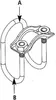 Kreuzbügel geschlossen, A 1 1/4" (42,4 mm) x B 1 1/4" (42,4 Produktbild-Vorschau 1