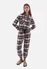 Damen zweiteiler Set Hemdjacke L Produktbild-Vorschau 3