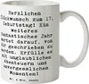 Mr. & Mrs. Panda Pott Spruch 17. Geburtstag Abenteuer - Produktbild-Vorschau 1