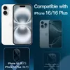 Marketing image showing different iPhone models and camera protectors, with text indicating compatibility. Produktbild-Vorschau