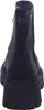 A back view of a black boot with a thick sole. Produktbild-Vorschau