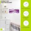 ARTland Wandbild, selbstklebend Schöne violette Welle - Produktbild-Vorschau 2