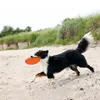 Trixie Hundescheibe Frisbee Blau Orange Gummi Produktbild-Vorschau 17