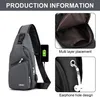 Vodotěsné jedno rameno messenger bag praku batoh Turistický Náhled obrázku produktu 4