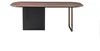 Designer Esszimmergarnitur Moderne Braune Stühle Holz Produktbild-Vorschau 1