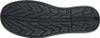 The image shows the sole of a black shoe with a textured tread pattern and text imprinted on it. Náhled obrázku produktu