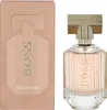 A product shot of a perfume bottle and its packaging. Produktbild-Vorschau