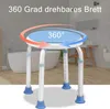 TWOLIIN Duschhocker Badhocker Höhenverstellbar Produktbild-Vorschau 3