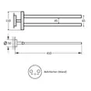 NEG Doppel-Handtuch-Halter Annika (Edelstahl/silber) Produktbild-Vorschau 2