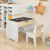 Kindertisch mit Stuhl, Abnehmbarer Kinderschreibtisch mit Produktbild-Vorschau 2