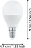 Eglo LED P45 Tropfen 3,4W = 40W E14 matt 470lm 940 Produktbild-Vorschau 6
