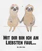 Mr. & Mrs. Panda Plaid Faultier Pärchen - Weiß - Geschenk, Produktbild-Vorschau 1