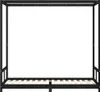 vidaXL Łóżko dziecięce czarne 80x200 cm lite drewno sosnowe Podgląd zdjęcia produktu 4