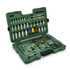 Werkzeugkoffer Steckschlüssel Ratschen Nüsse Set 1/4", 3/8" Produktbild-Vorschau 3