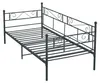 Letto in metallo "Kerava" con rete a doghe 90x200 cm, nero Anteprima dell’immagine prodotto 2