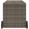 The Living Store Gartentruhe mit Rollen Grau 283L Poly Produktbild-Vorschau 6