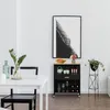 Carrello da cucina Relaxdays, portabottiglie per 6 Anteprima dell’immagine prodotto 3