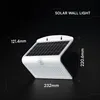 Weie Solar-Wandleuchten - IP65 - 8W - 850 Lumen - 4000K Produktbild-Vorschau 5