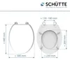 SCHÜTTE MDF WC Sitz, Toilettendeckel mit Holzkern, Produktbild-Vorschau 7