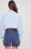 Urban Classics - Damen Cropped Flower Embroidery Terry Produktbild-Vorschau 10