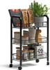 Rollcontainer Vicco Tarro Schwarz 45 x 64 cm mit 3 Produktbild-Vorschau 6
