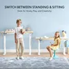 Biurko dziecięce FLEXISPOT, biurko z elektryczną regulacją Podgląd zdjęcia produktu 6