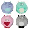 Monster Kuschelkissen Plüsch Kinder Kissen in Rosa Produktbild-Vorschau 2