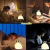 LED Nachtlicht Kids Slug Lampe Silikon Kabellos Stufenlos Produktbild-Vorschau 6