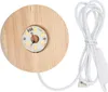 LED svetelná základňa USB rozhranie dubové drevo materiál Náhľad obrázku produktu 6