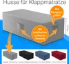 ELONEO Husse für Klappmatratze 120x195x15 cm, mit Produktbild-Vorschau 2