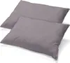 Doppelpack Classic Line Bezug 40x70 dunkelgrau Baumwolle Produktbild-Vorschau 1