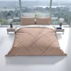 Bettwäsche Baumwolle 135x200 cm Set Beige Streifen Produktbild-Vorschau 6