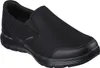 A black Skechers slip-on shoe. Produktbild-Vorschau