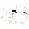 Lampa wisząca LED MasterLED 3-pierścieniowa 116W czarna, Podgląd zdjęcia produktu 1