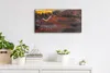 Wandbild Leinwand Bilder mit Uhr Geräuschlos 60x30 Produktbild-Vorschau 3