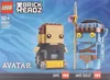 The image shows the packaging for a LEGO BrickHeadz set featuring Jake Sully and his Avatar from the movie Avatar. Náhled obrázku produktu