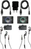 A flat lay of two CEECOACH communication systems, including their accessories. Náhľad obrázku produktu