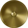 Rundes, schwarzes Edelstahl-Aufsatzwaschbecken, 36 cm, mit Produktbild-Vorschau 4