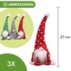 KRUMAD Weihnachtswichtel Set 3 Stück – 27 cm Dekofiguren in Produktbild-Vorschau 4