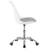 Springos® Bürostuhl Drehstuhl Weiß/Grau Ergonomisch Produktbild-Vorschau 2