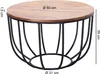 WOHNLING Couchtisch WL5.677 60x39x60 cm Sheesham Massivholz Produktbild-Vorschau 3