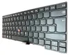 A close-up, angled view of a black German keyboard with a red trackpoint in the center. Produktbild-Vorschau