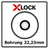 Bosch  X571 X-LOCK Plateau à lamelles 125x22,23mm K40 - Voir les images du produit 3