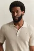 Gant Polo beige, 3-knöpfig, kurzarm Produktbild-Vorschau 10