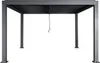 Pergola HWC-L46, záhradný lamelový pavilón, 10 cm hliníkový Náhľad obrázku produktu 5